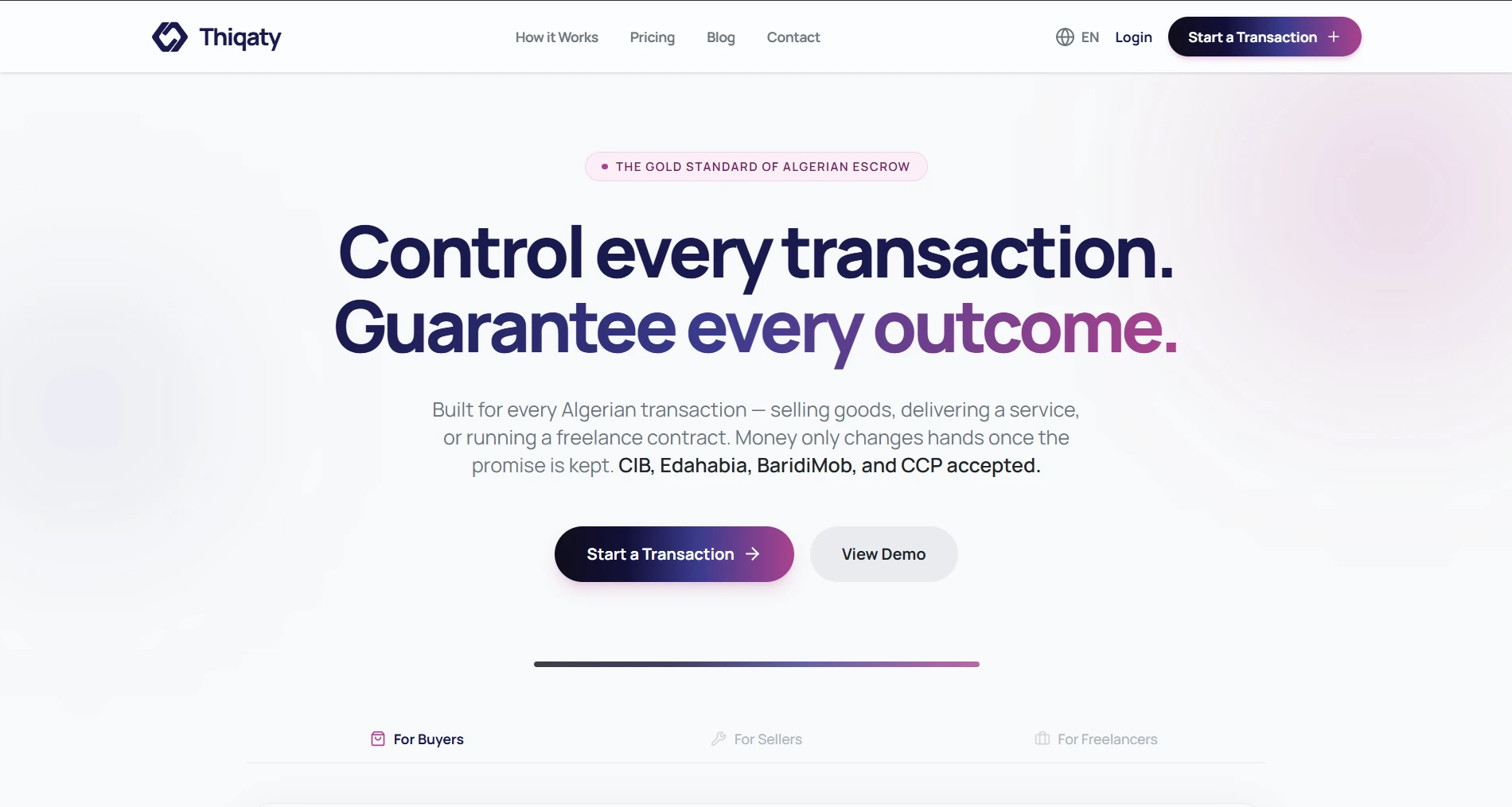 Thiqaty — The gold standard of digital escrow